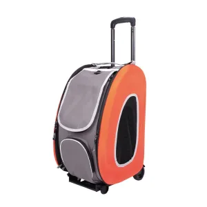 Eva Pet Wheeled Multifunctional Carrier - Tangerine