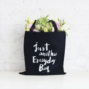 Everyday Flat Tote Black
