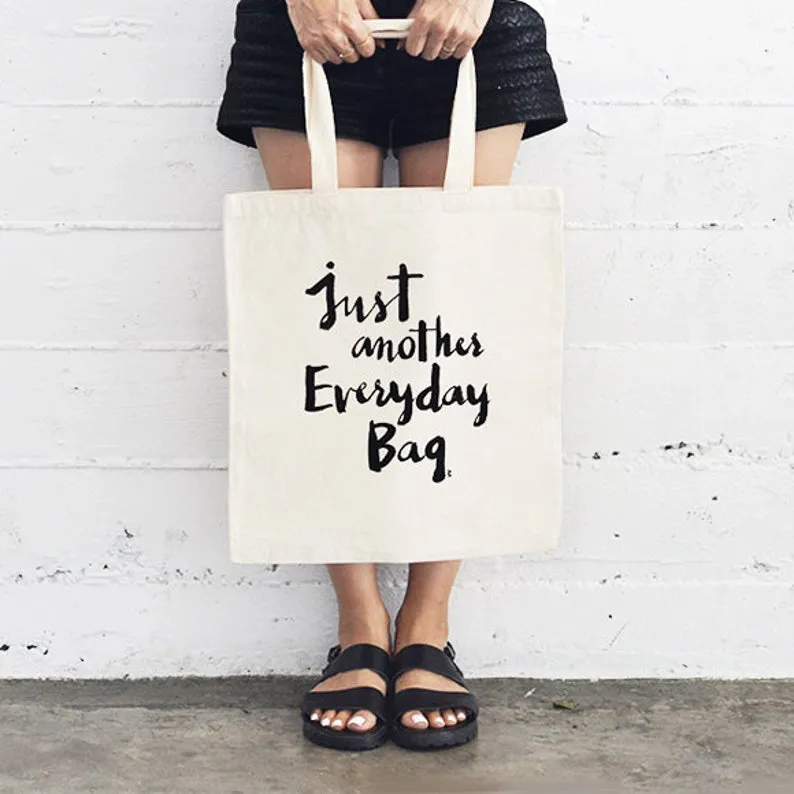 Everyday Flat Tote Black
