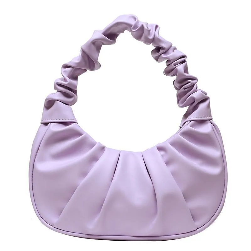 Evora Collection: Ruched Underarm Bag