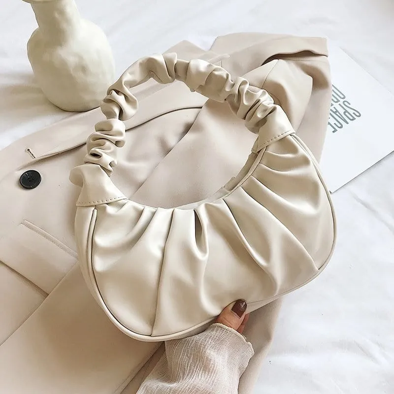 Evora Collection: Ruched Underarm Bag