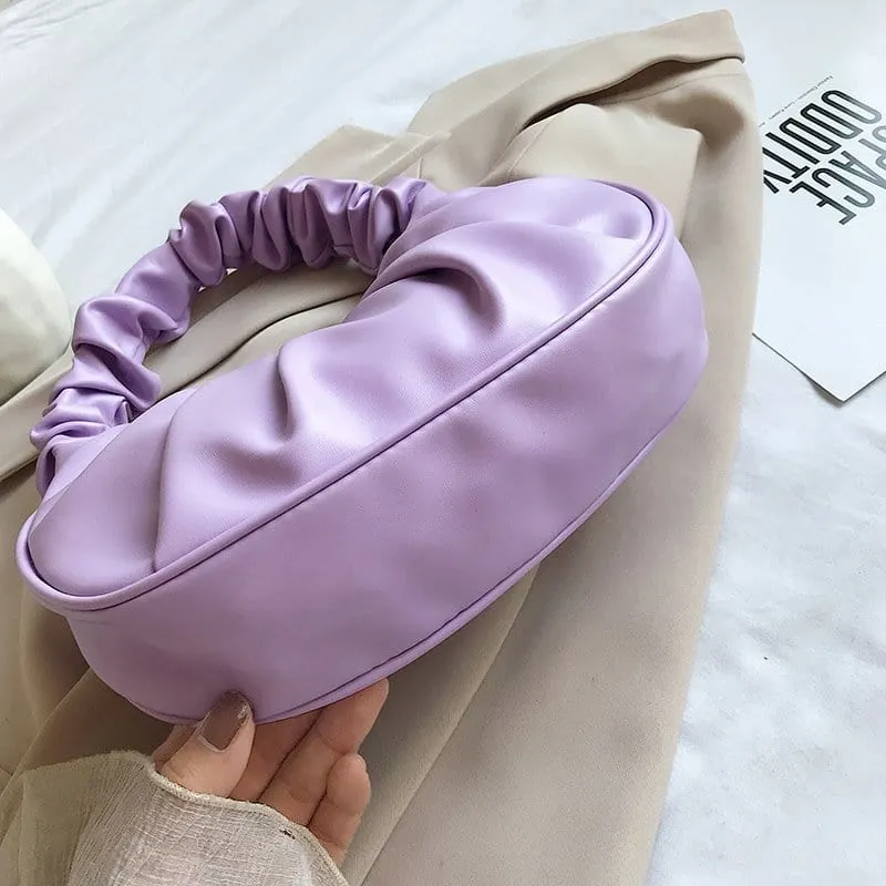 Evora Collection: Ruched Underarm Bag