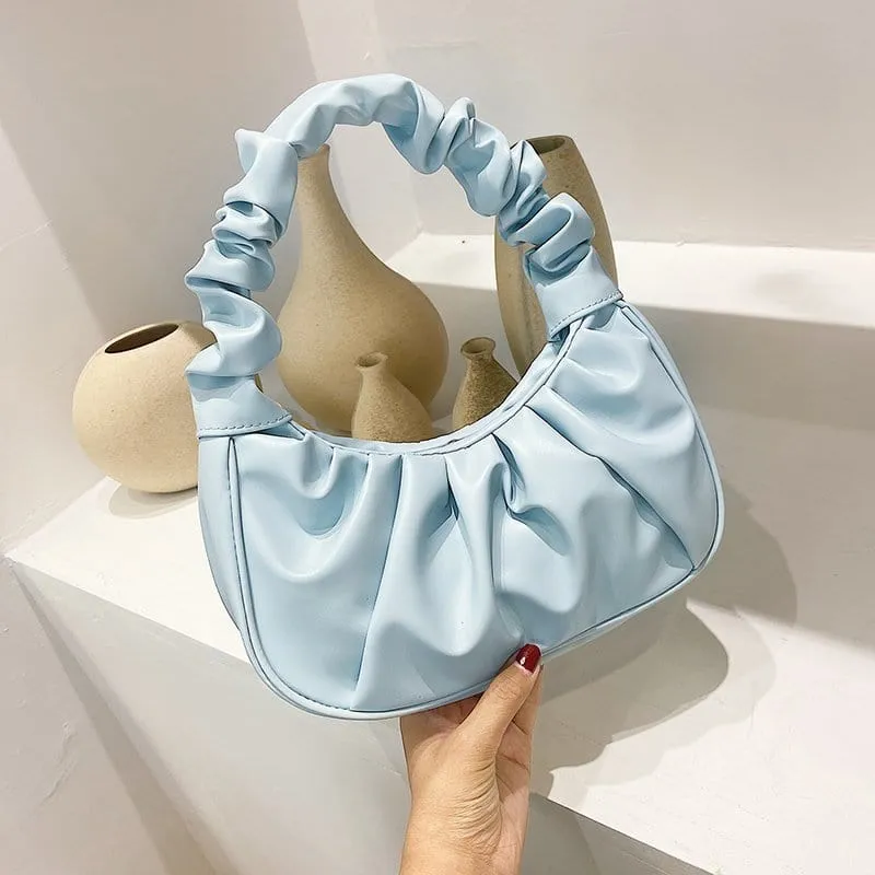 Evora Collection: Ruched Underarm Bag