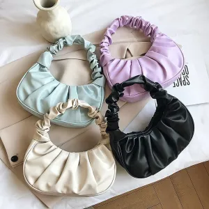 Evora Collection: Ruched Underarm Bag