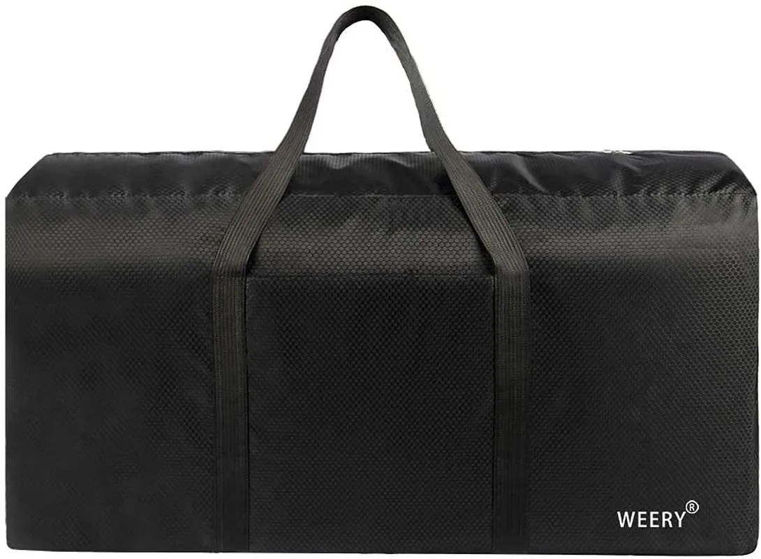 Extra Large Duffle Bag,96L Lightweight Travel Bag, Foldable Waterproof Duffel Bag for Men Women,Black
