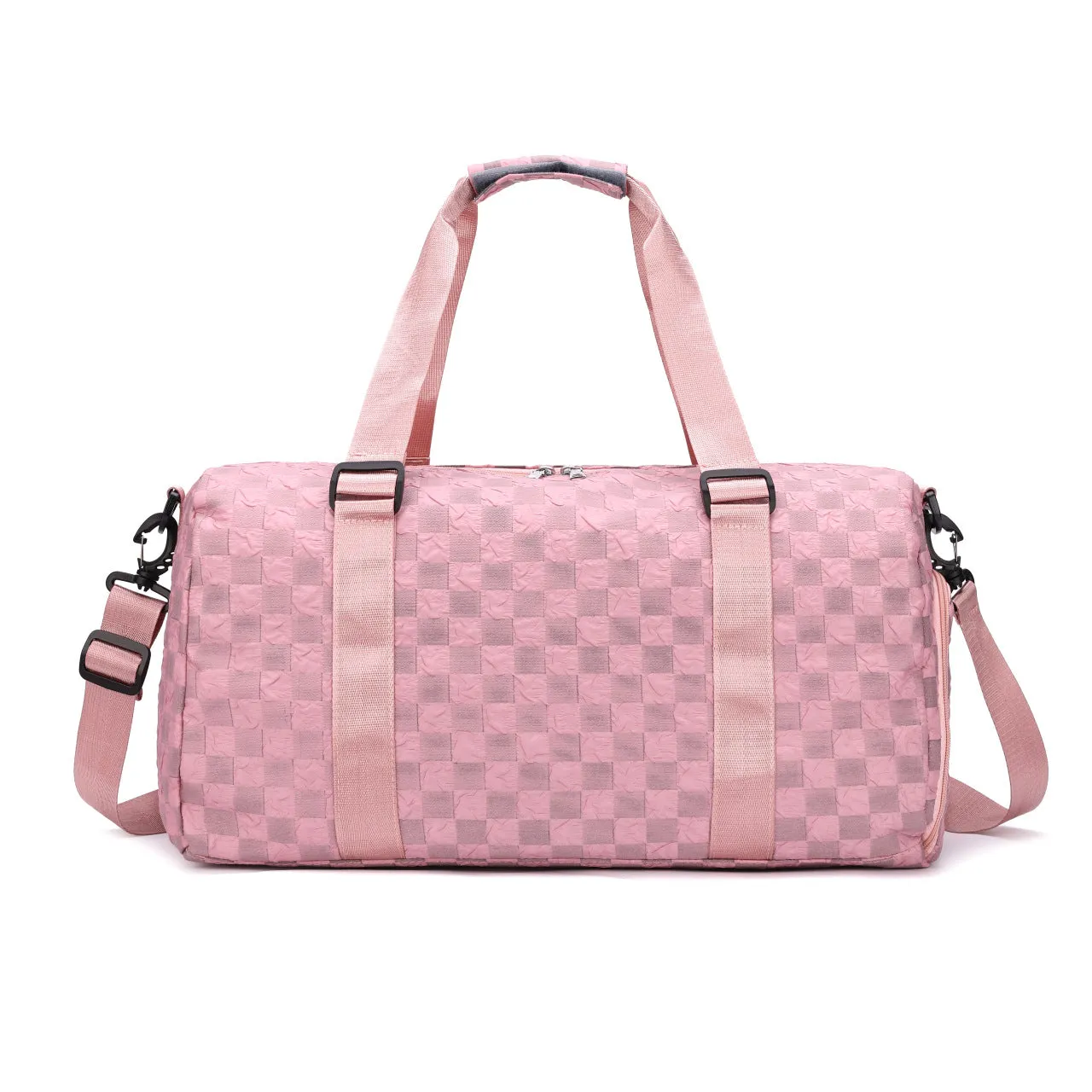 Fashion Plaid Workout Gym Bag