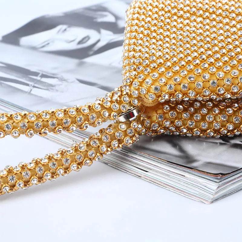 Fashion Rhinestone Patchwork Bags