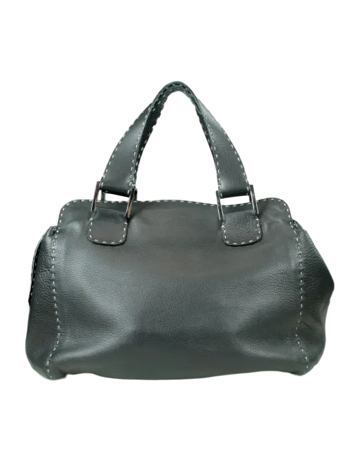 FENDI Leather Selleria Doctor Bag
