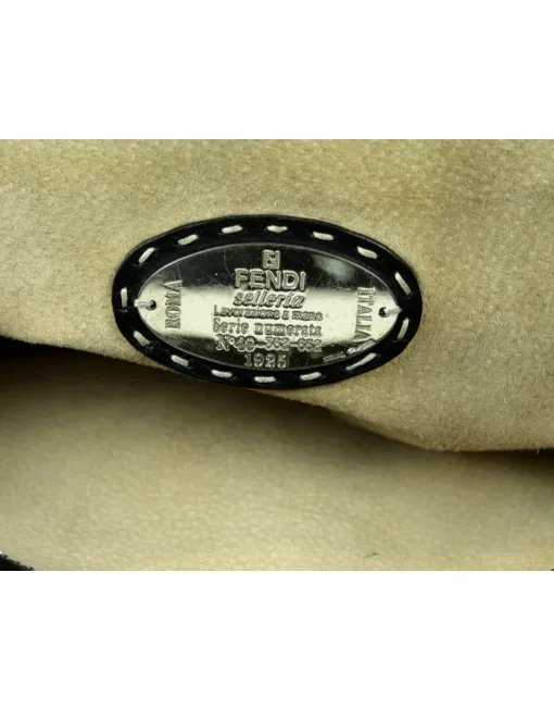 FENDI Leather Selleria Doctor Bag