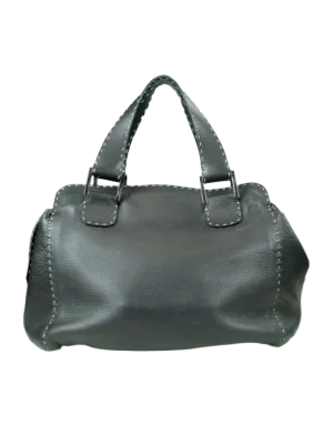 FENDI Leather Selleria Doctor Bag