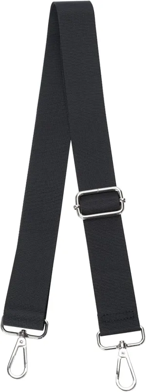 FLYAMAPIRIT Adjustable Shoulder Strap for Bags, 3.8 cm Wide Bag Strap, DIY Accessories for Handbags, Tote Bags and Shoulder Bags, Black, Black