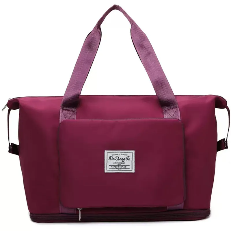 Foldable Organizer Travel Bag Waterproof Large Capacity Gym Bag