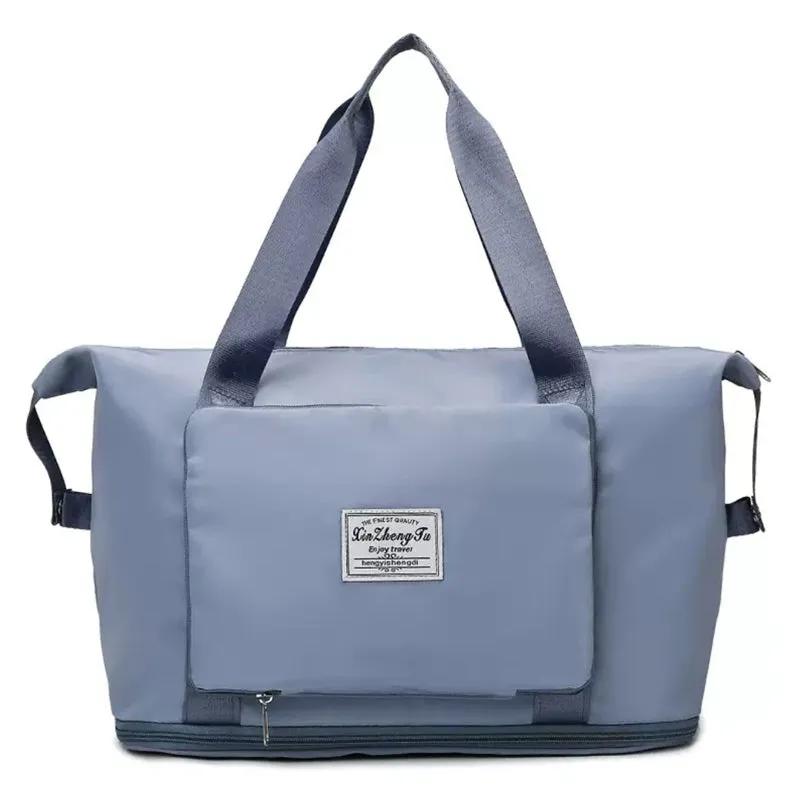 Foldable Organizer Travel Bag Waterproof Large Capacity Gym Bag