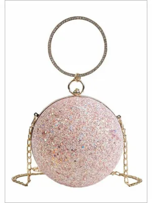 For The Trendsetters Crystal-Embellished Sphere Clutch