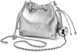 FOXLOVER Cowhide Leather Crossbody Bags for Women Small Adjustable Chain Strap Stylish Trendy Purse
