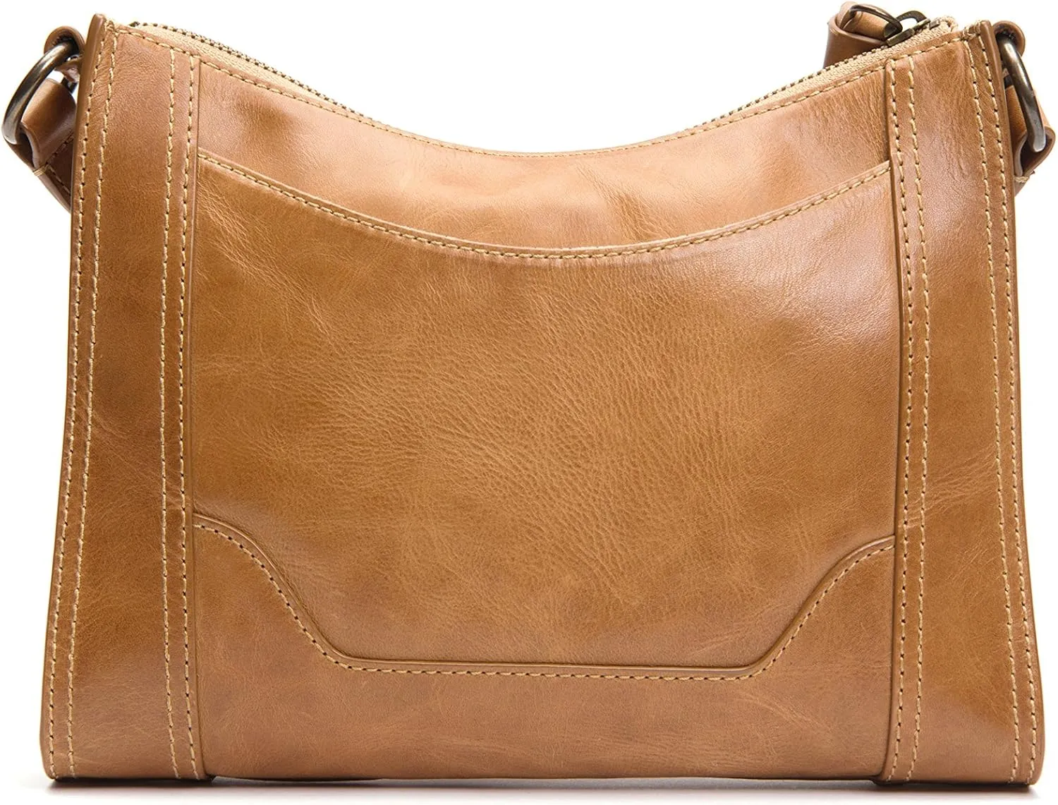 Frye Melissa Zip Crossbody Bag, Stylish Handbag with Adjustable Strap & Pockets