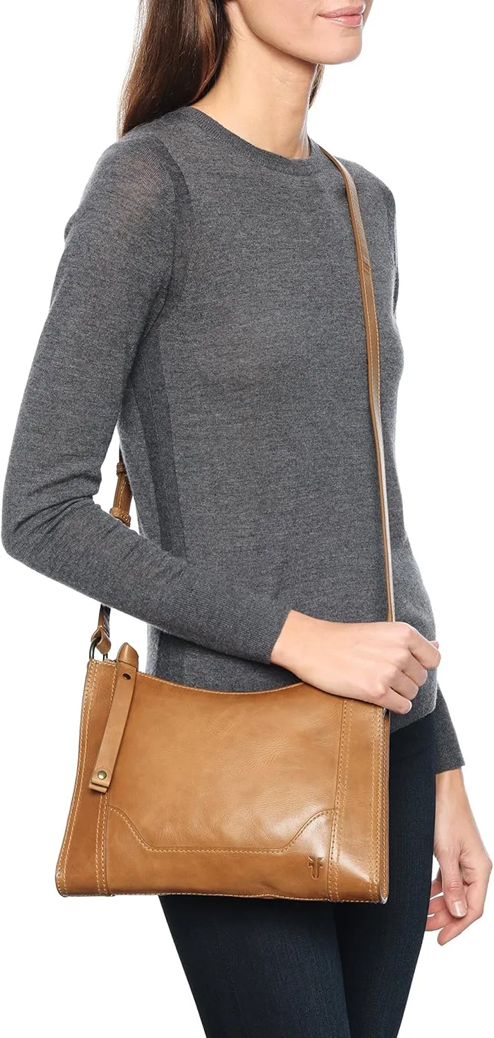 Frye Melissa Zip Crossbody Bag, Stylish Handbag with Adjustable Strap & Pockets