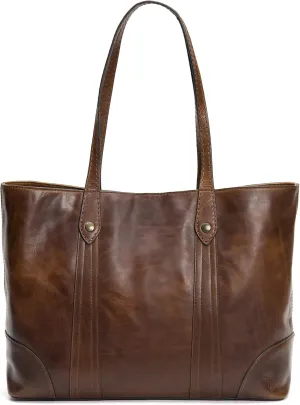 Frye Women's Melissa Shopper Tote Bag, Stylist Large Handbag with Adjustable Strap & Pockets