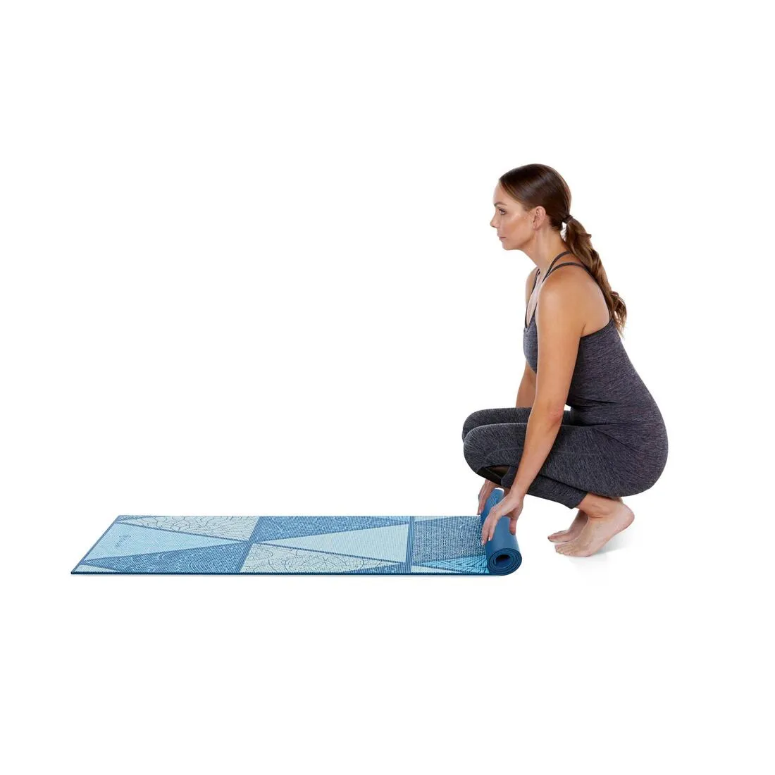 Gaiam Premium Support Yoga Mat - 6mm - Sea Glass