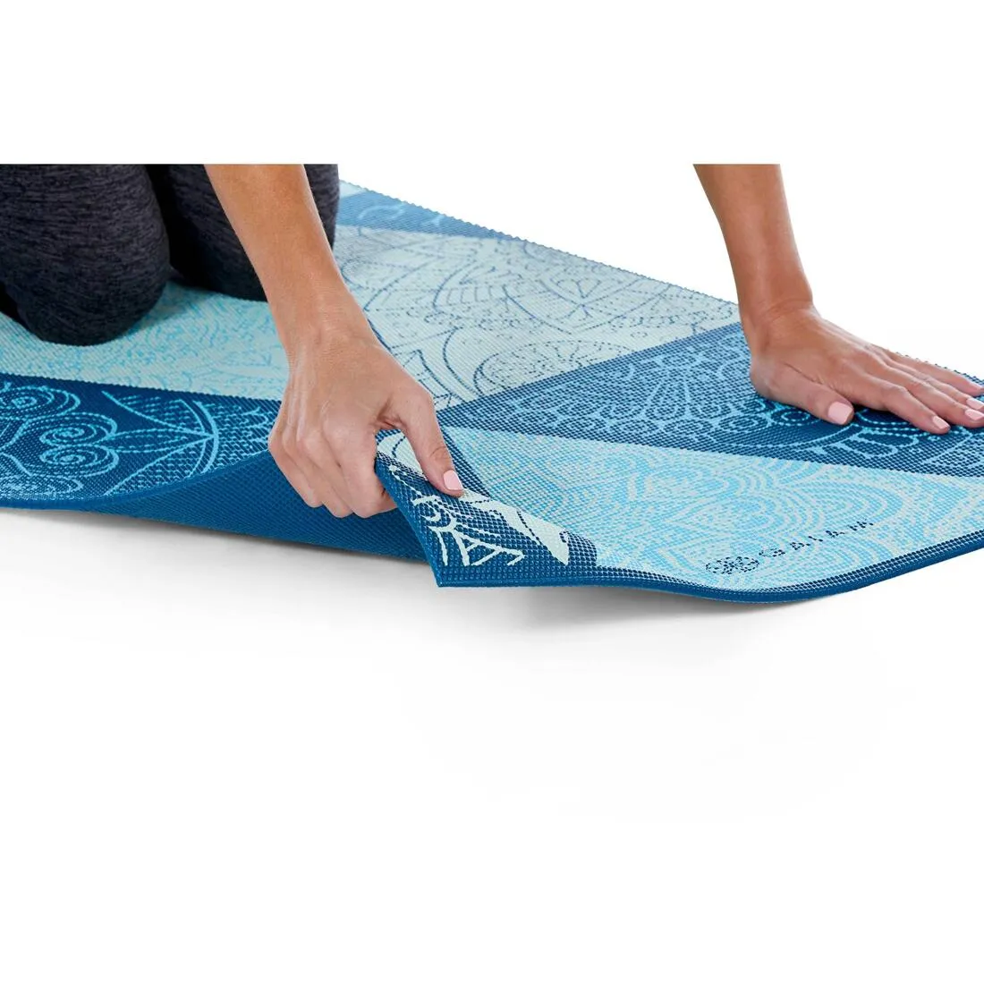 Gaiam Premium Support Yoga Mat - 6mm - Sea Glass