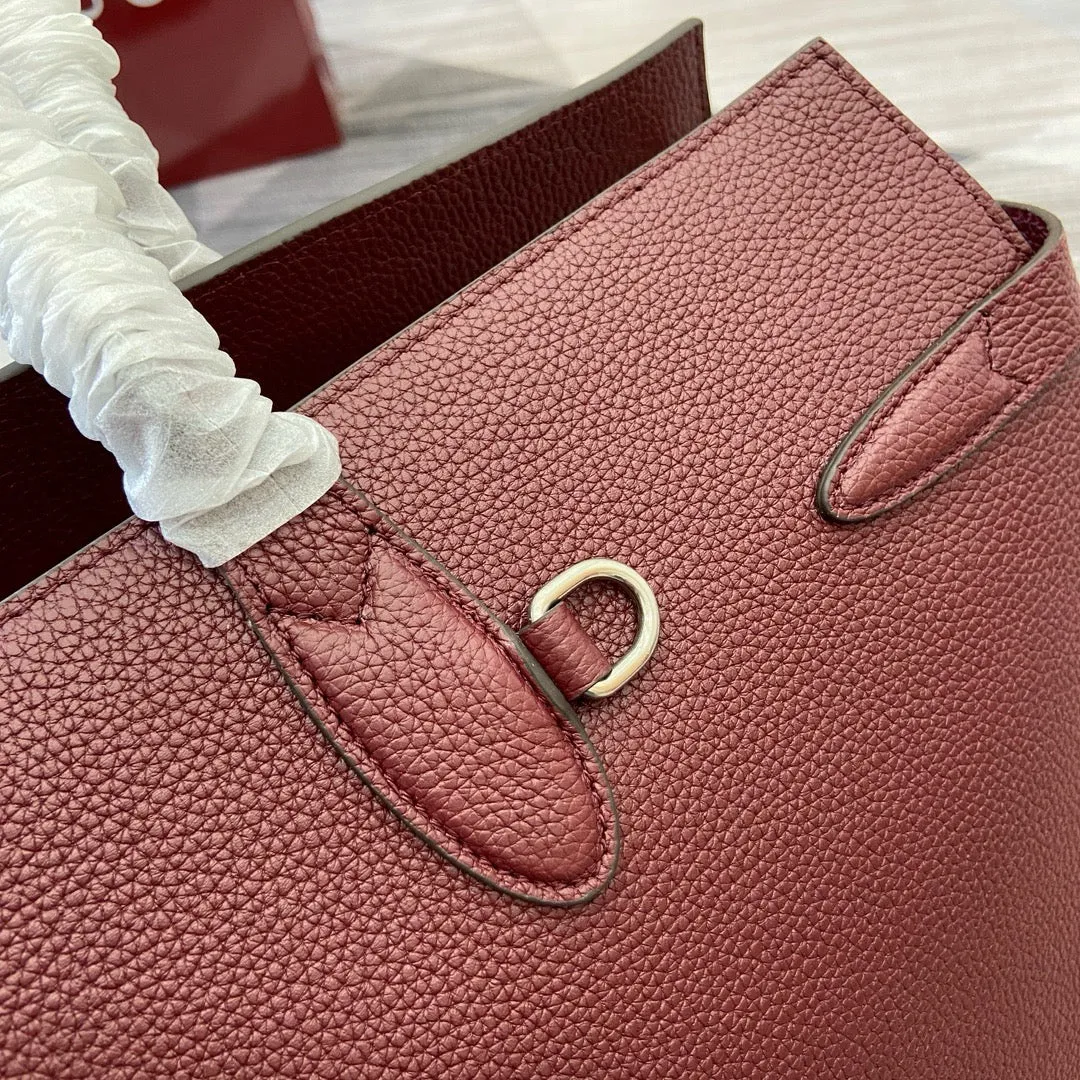 GC696 Large Tote Bag with Hook Closure /  19.7"W x 13.8"H x 6.3"D / HIGHEST QUALITY VERSION