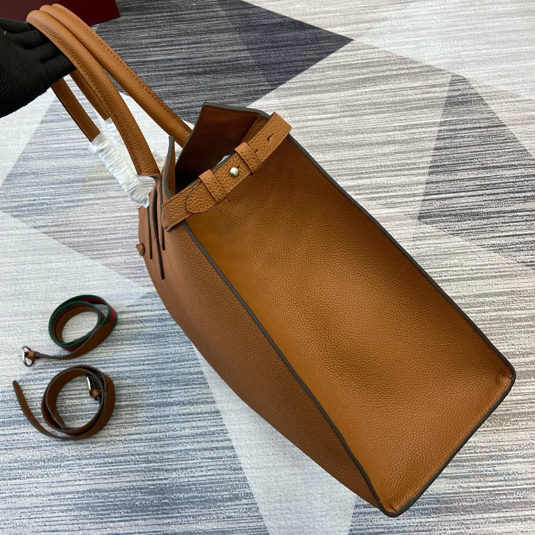 GC697 Large Tote Bag with Hook Closure /  19.7"W x 13.8"H x 6.3"D / HIGHEST QUALITY VERSION