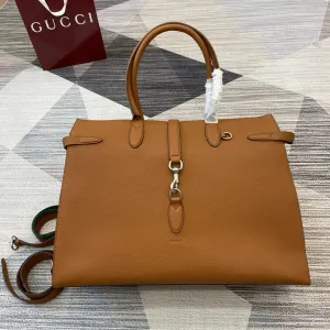 GC697 Large Tote Bag with Hook Closure /  19.7"W x 13.8"H x 6.3"D / HIGHEST QUALITY VERSION