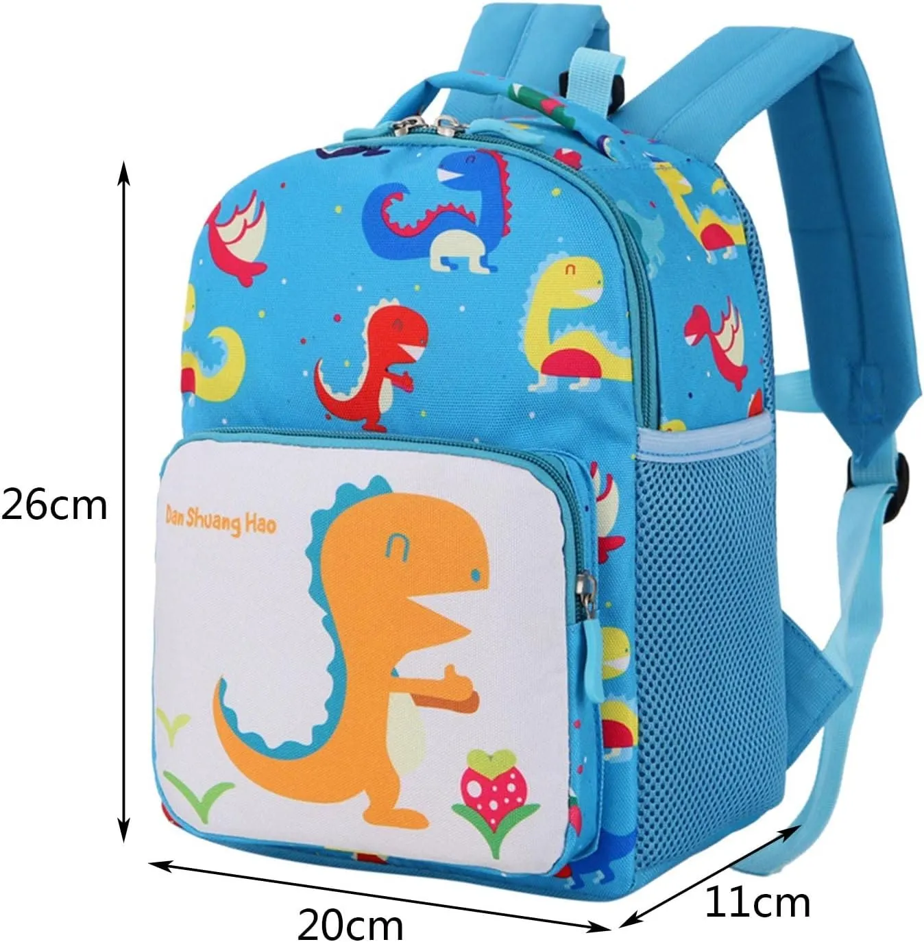 Generisch Bag Women's Travel Backpack Hand Luggage Aeroplane School Season Student Backpack Funny Cute Dinosaur Pattern Colourful Fashion Children's Cartoon School Backpack Women's Waterproof