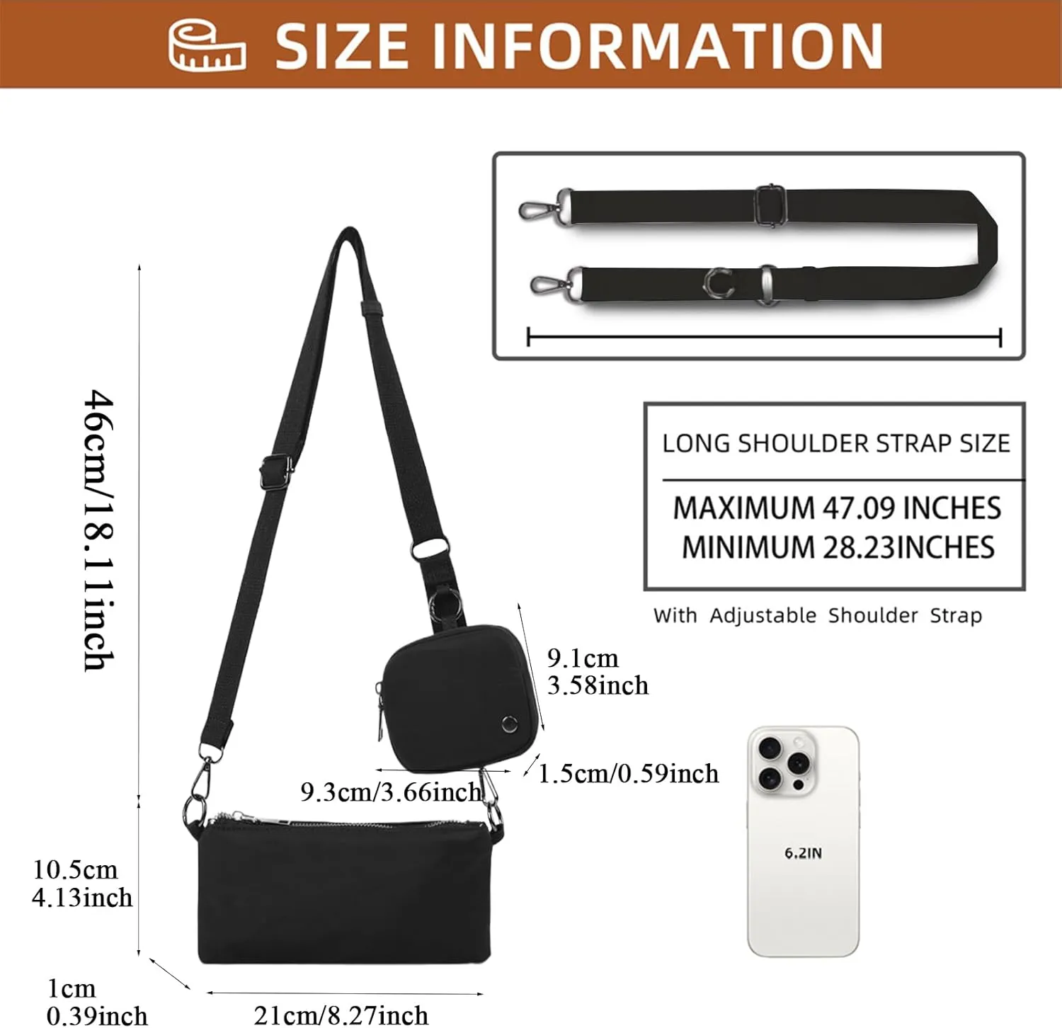 Generisch Shoulder Bag for Books, Canvas Handbags Set, Women's Canvas Bags, Adjustable Tote Bag, Tote Satchel for Women, Book Carrying Tote, Stylish Shoulder Bag, Multi-Purpose Tote Set