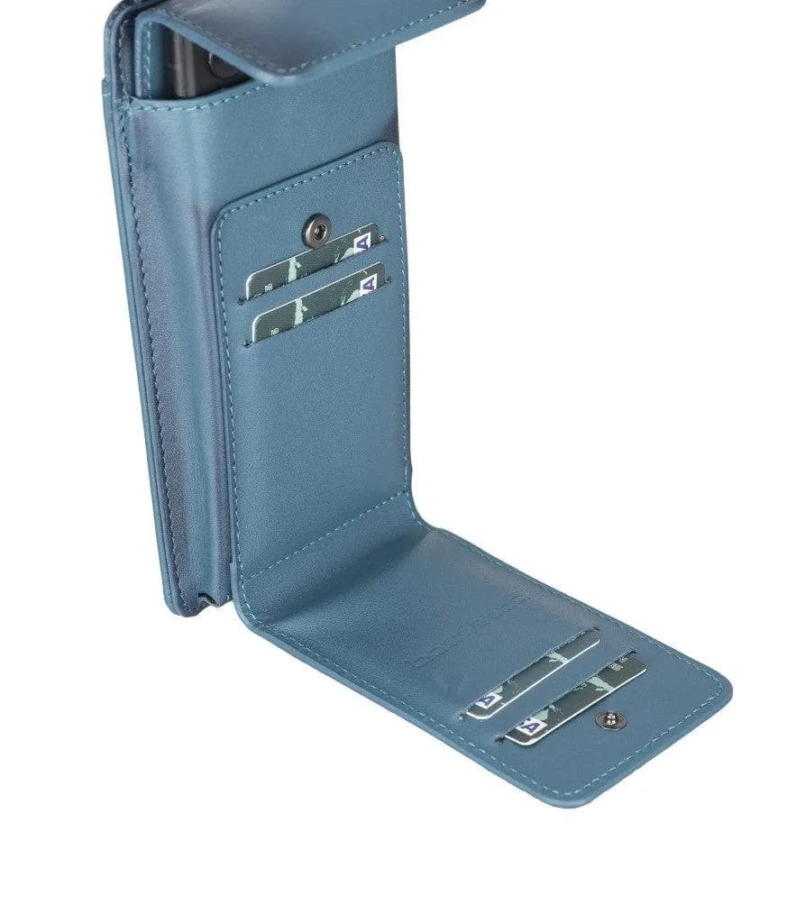 Genuine Leather Crossbody Phone Bag, Personalization Cellphone Purse, iPhone Card Holder Wallet, Best Leather Cross Body Phone Pouch