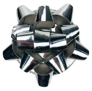 Glitzy Gift Ribbon Handbag - Silver