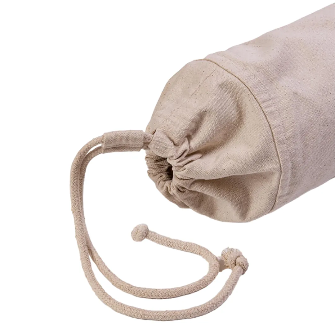 GOTS Organic Cotton Lotus Yoga Bag - Ecru