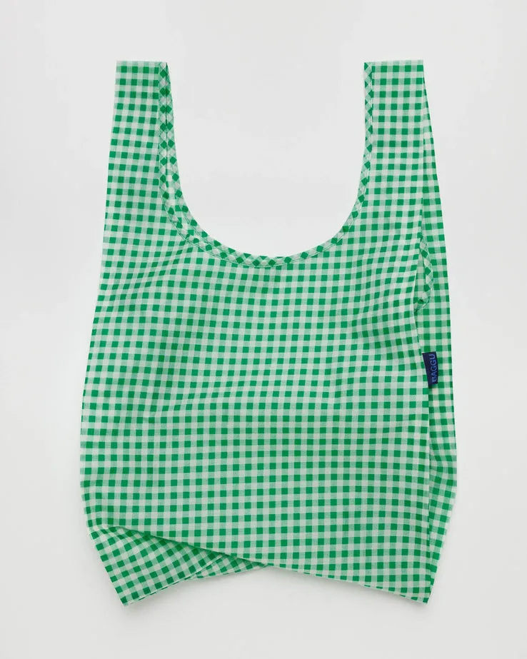Green Gingham Baggu