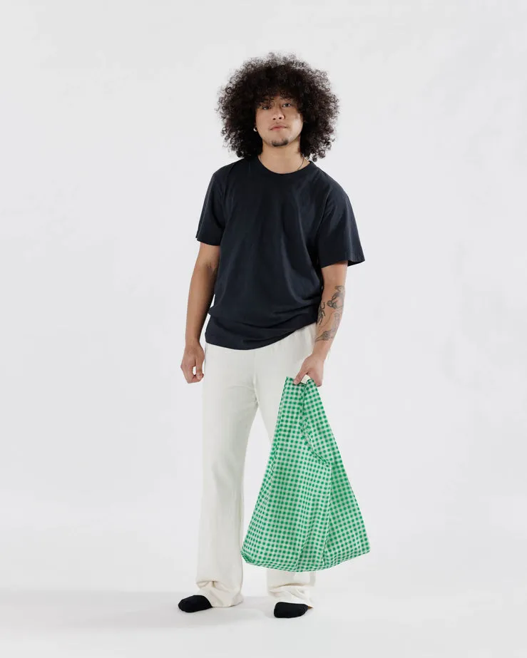 Green Gingham Baggu