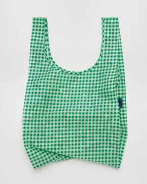 Green Gingham Baggu