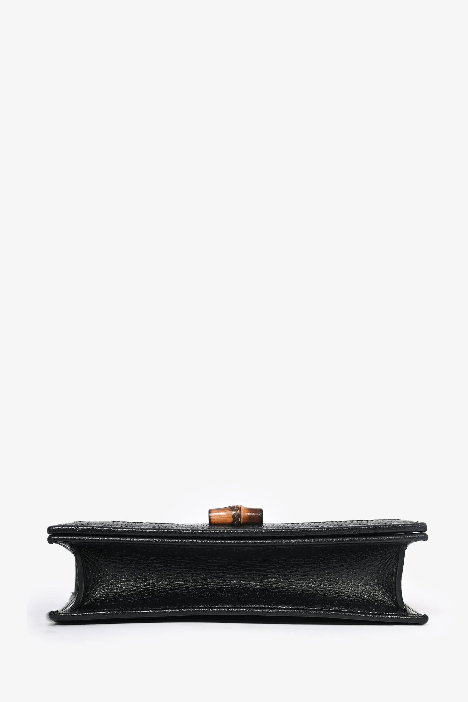 Gucci Black Leather 'Diana' Crossbody Bag