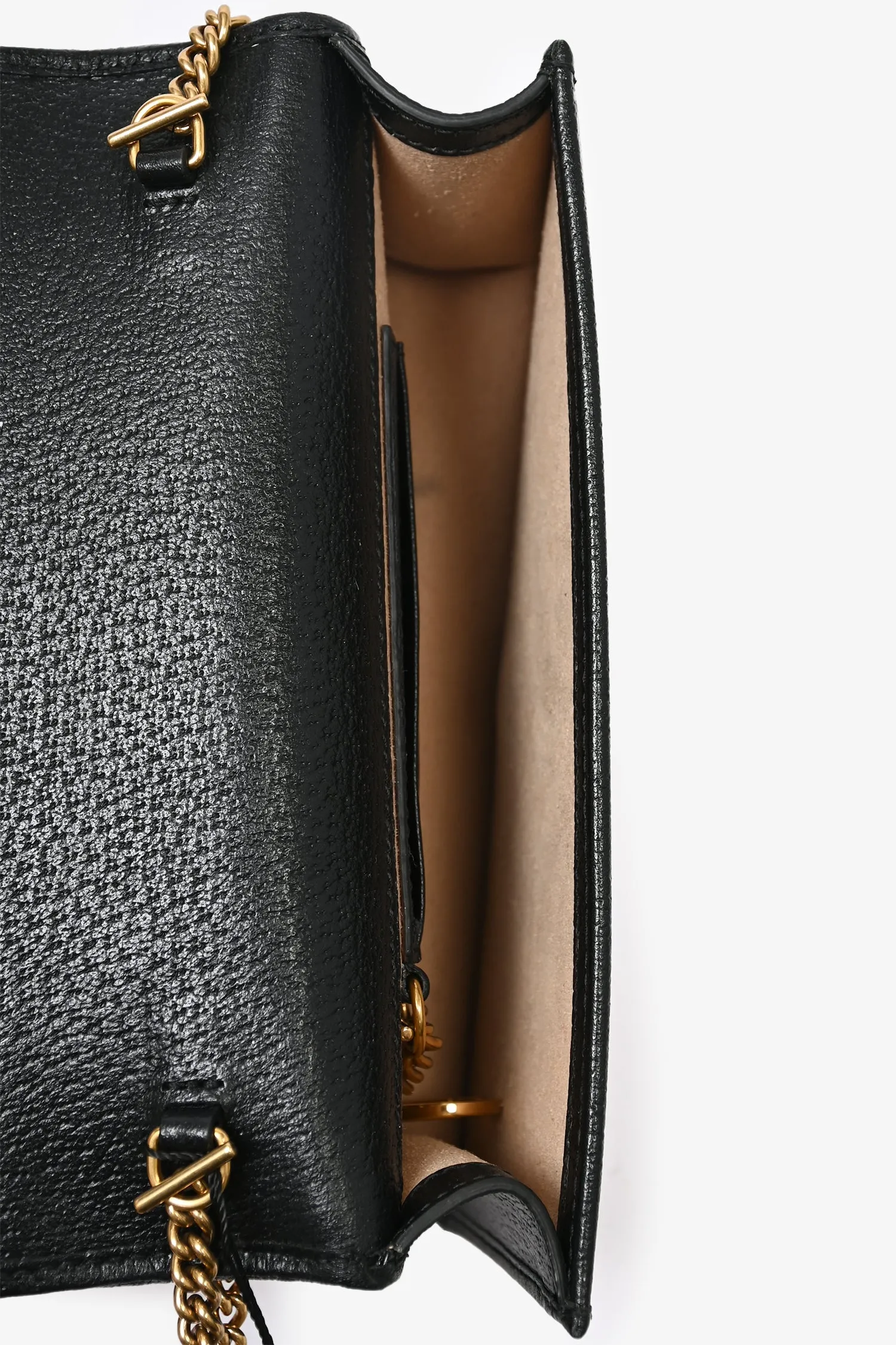 Gucci Black Leather 'Diana' Crossbody Bag