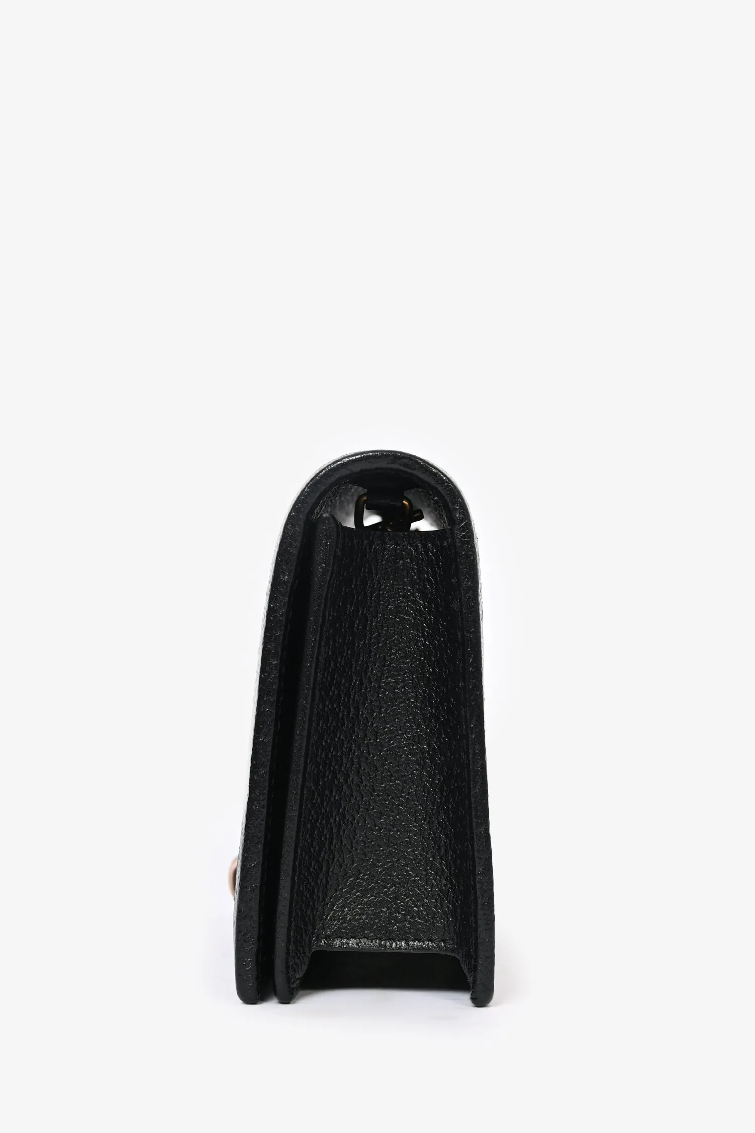 Gucci Black Leather 'Diana' Crossbody Bag