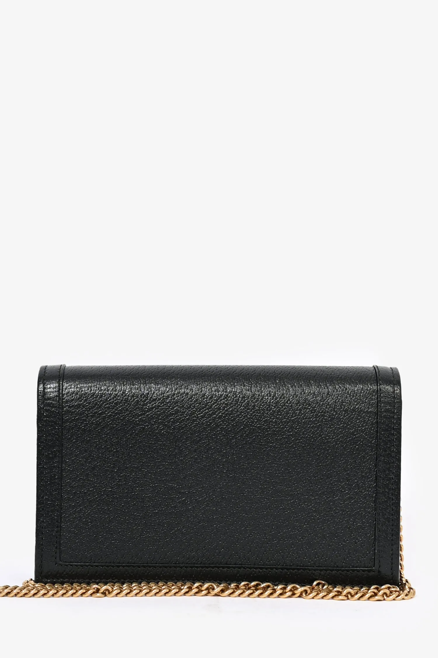 Gucci Black Leather 'Diana' Crossbody Bag