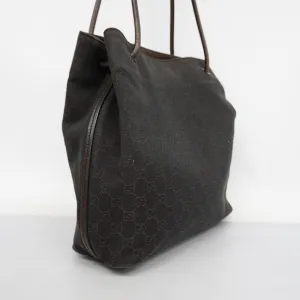 GUCCI  GG Canvas Tote Bag 101341 Women's GG Canvas,Leather