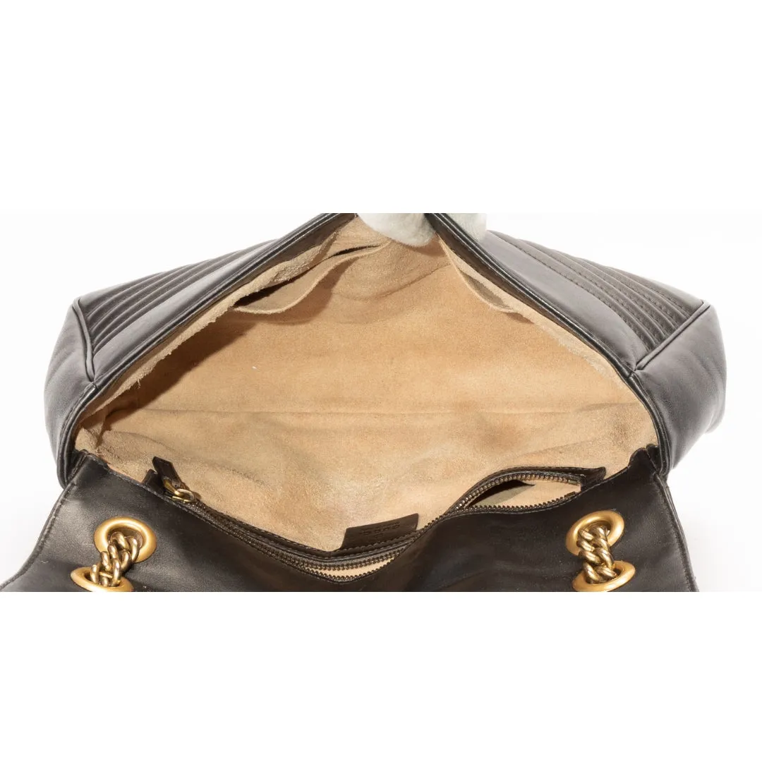 Gucci GG Marmont Quilted Leather Matelasse Shoulder Bag