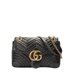 Gucci GG Marmont Quilted Leather Matelasse Shoulder Bag