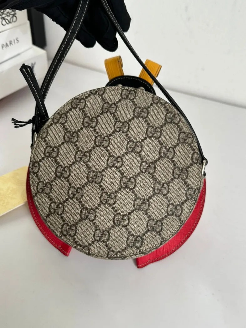 Gucci Monogram Ladybirds Red Shoulder Bag