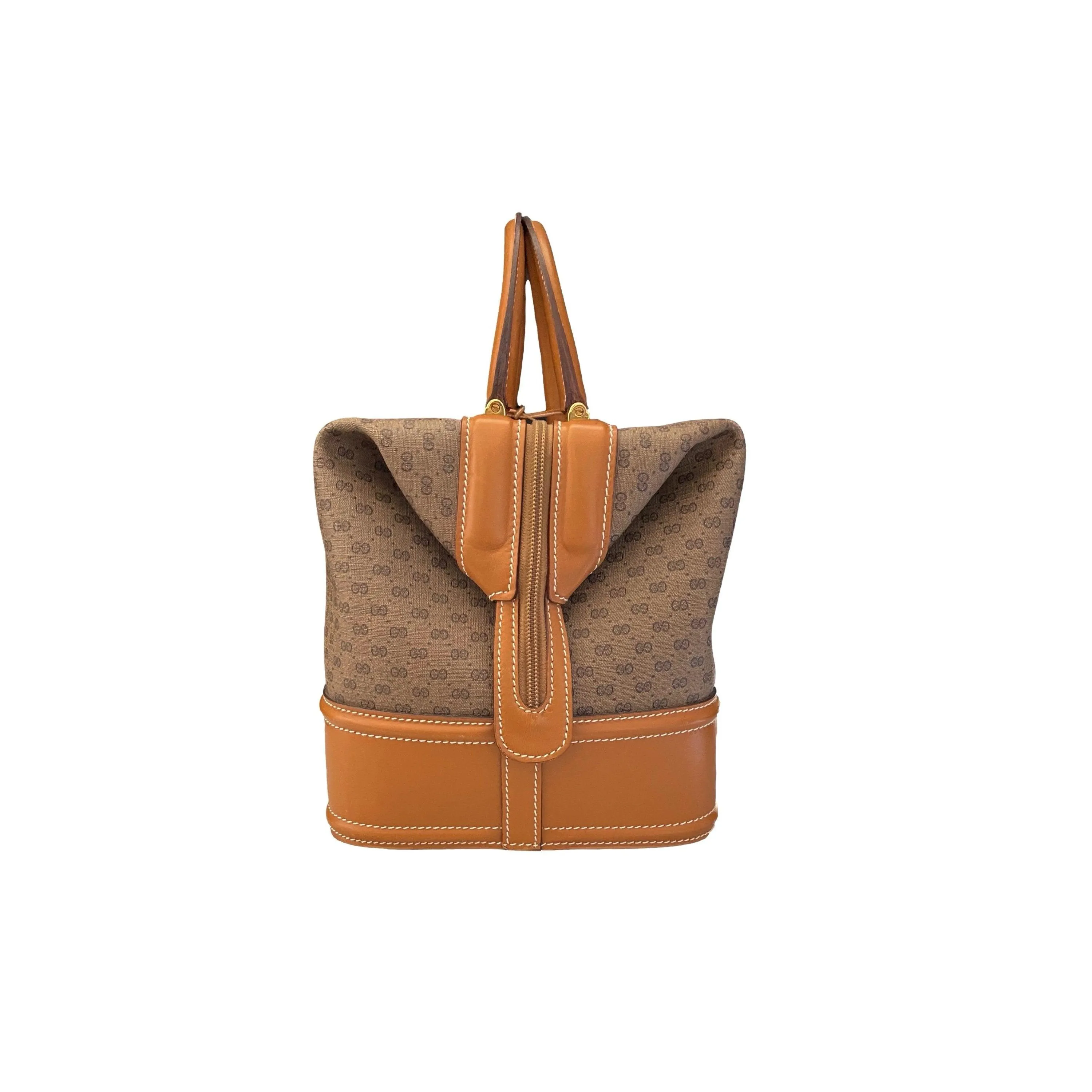 Gucci Tan Monogram Doctor Bag