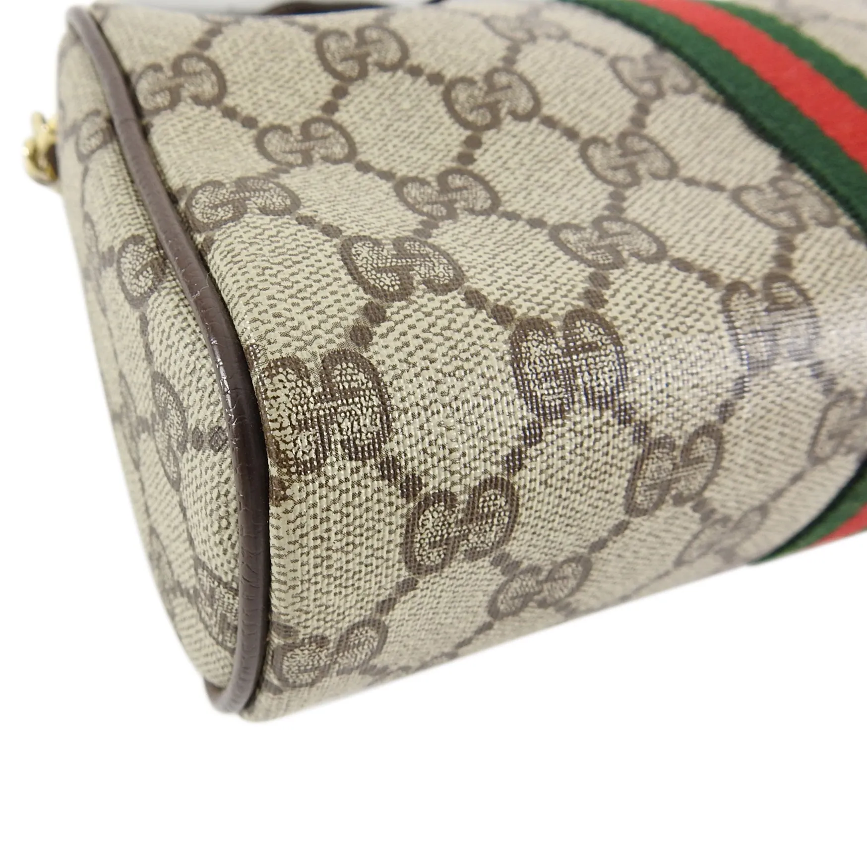 Gucci Vintage 1980’s Brown Monogram Canvas Shoulder Bag