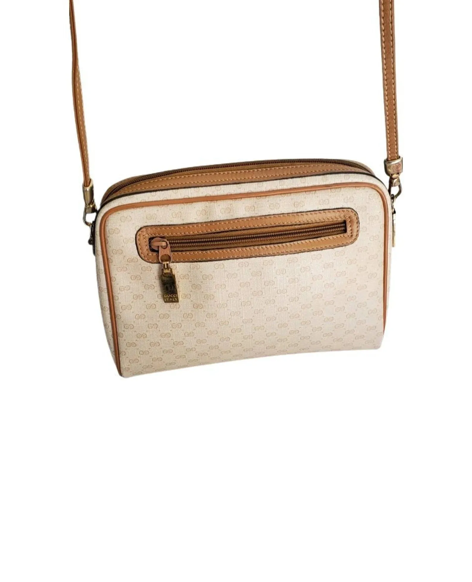 GUCCI VINTAGE MICRO MONOGRAM CROSSBODY BAG