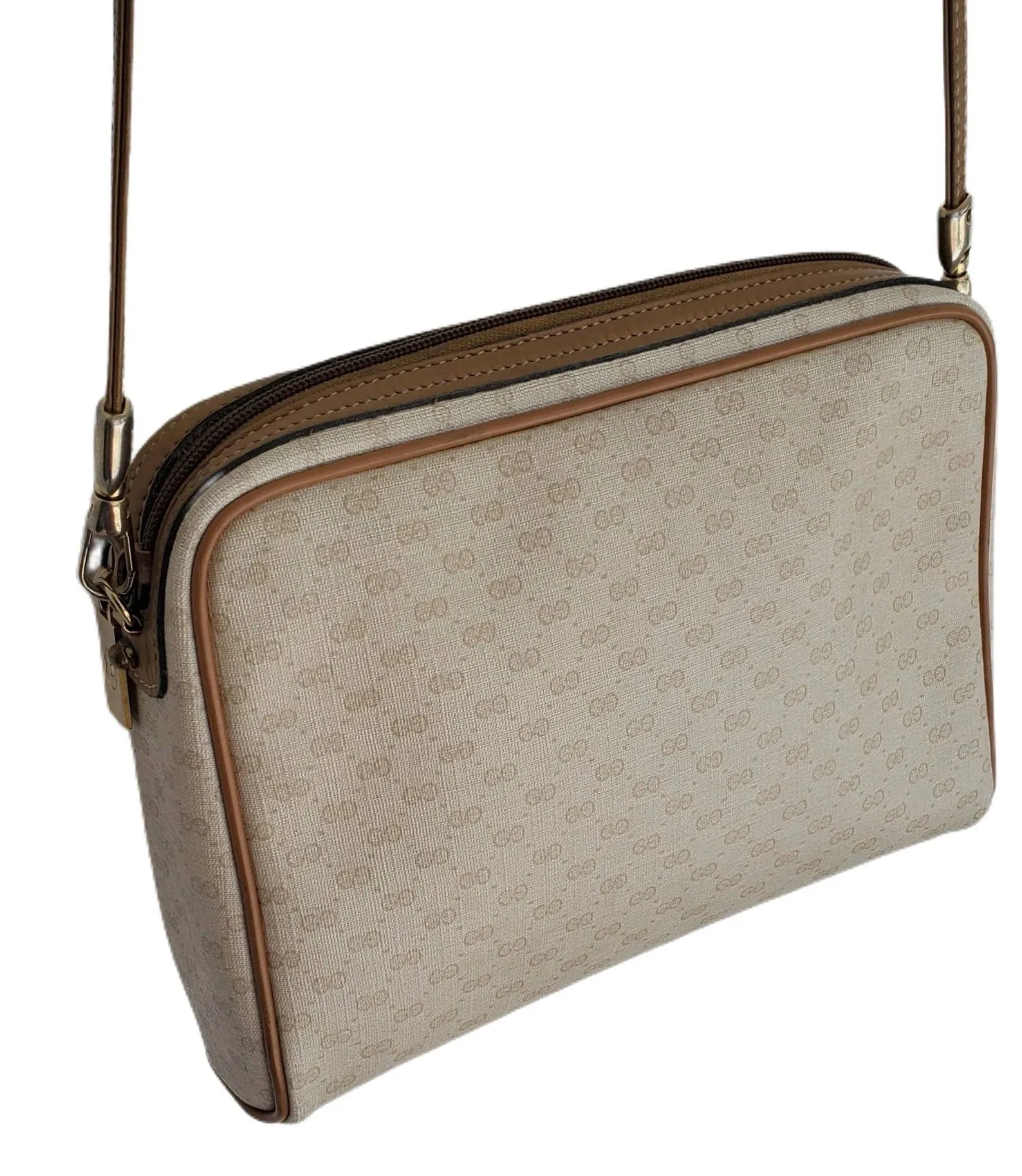 GUCCI VINTAGE MICRO MONOGRAM CROSSBODY BAG