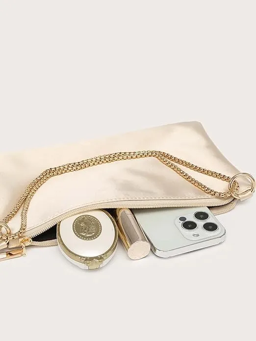 HAKUNA Women's Satin Evening Bags Shoulder Handbag Bag Purse Mini Handbags Evening Handbag for Party Prom Club Wedding