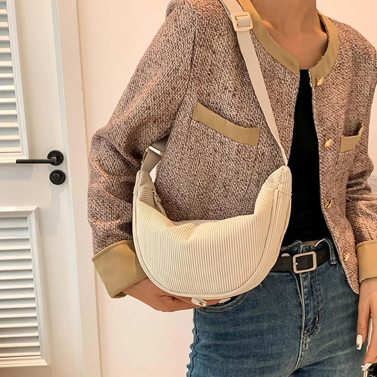 Handbag, Pebble Turnlock Messenger 28 Quilted Crossbody Purse for Women Trendy Ladies Shoulder Bag with Chain Designer Purses