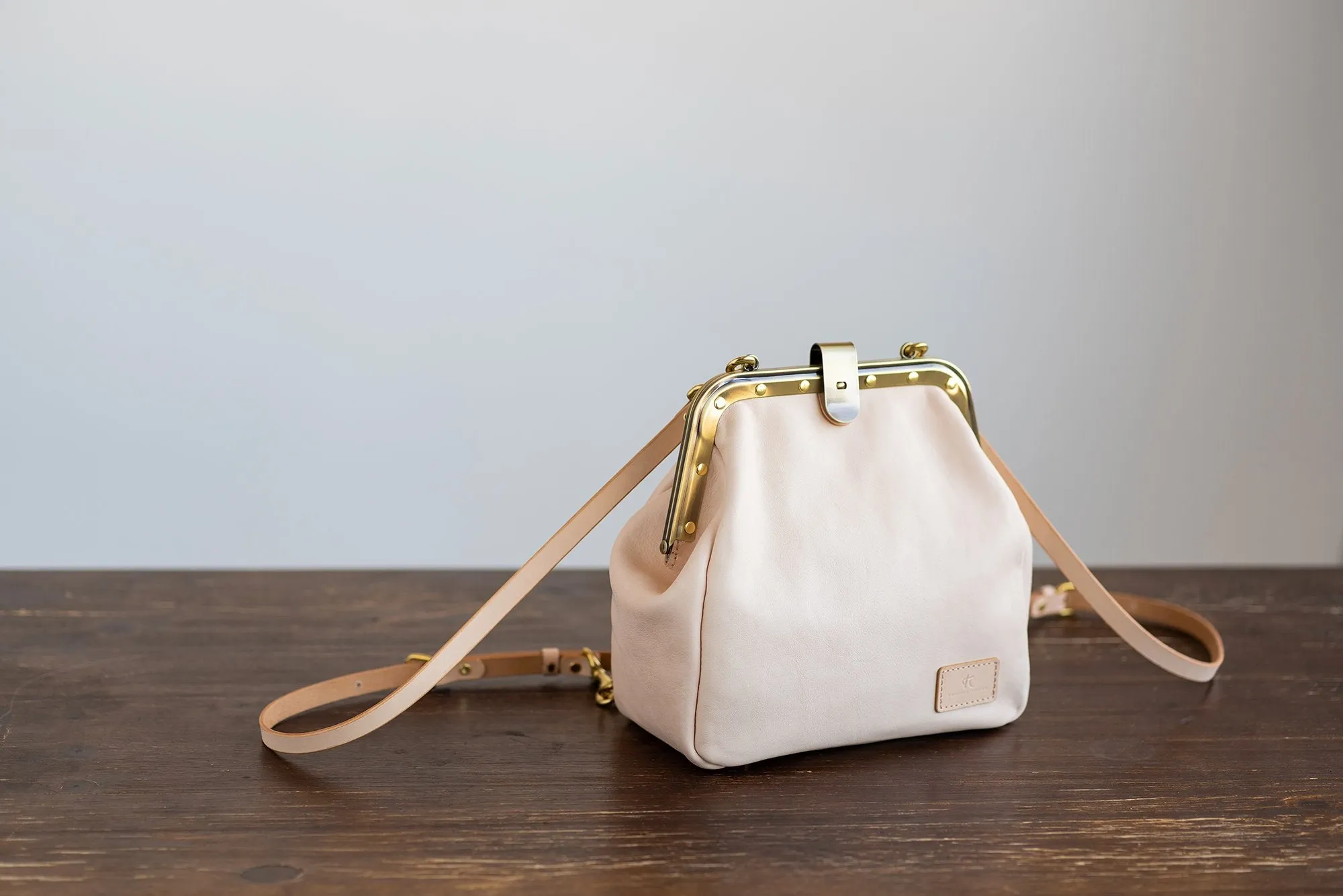Handmade Womens White Leather Doctor Backpack Purse Shoulder Doctor Handbag for Women